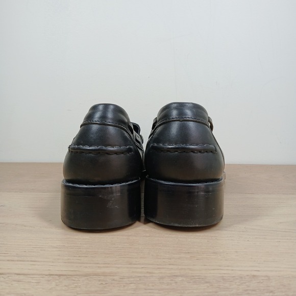 Polo Ralph Lauren Tassel Loafers Mens 13 Black Leather Classic Moc Toe Shoes main image 8